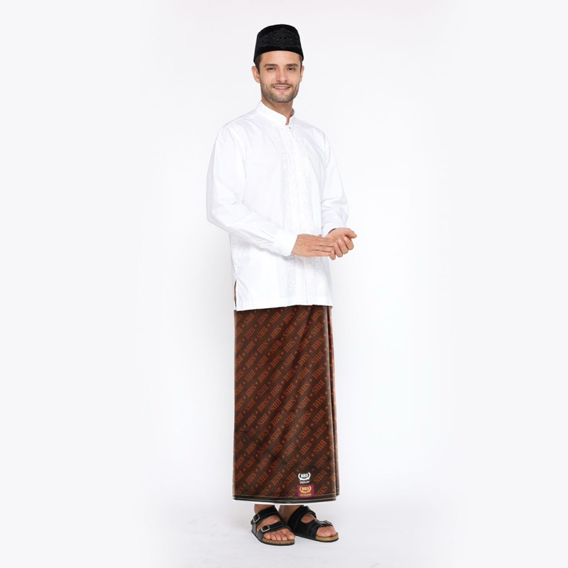 Sarung BHS Excellent Gold Motif E57 JMA Coklat