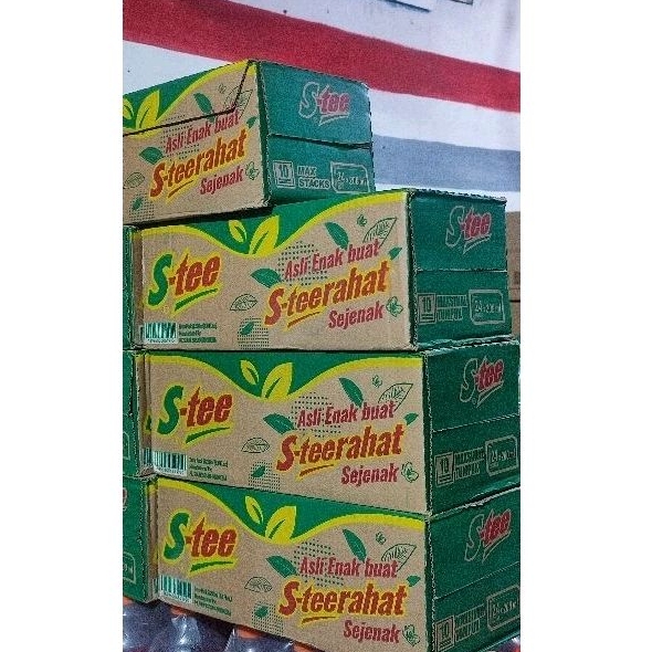 

S-Tee Kotak 200 ml 1 dus (isi 24 kotak) (Pilih Kargo untuk menghemat biaya pengiriman) menyegarkan Dan Pelepas Dahaga