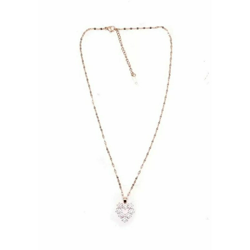 Kalung Lapis Emas Liontin Pendek