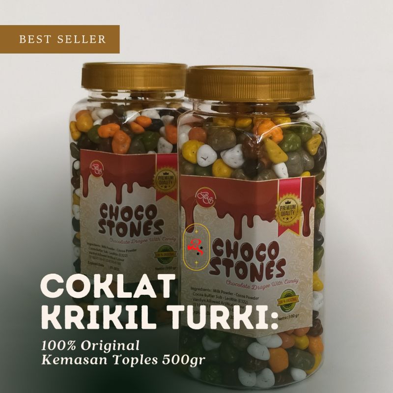 

Choco stone turki coklat kerikil 500gr