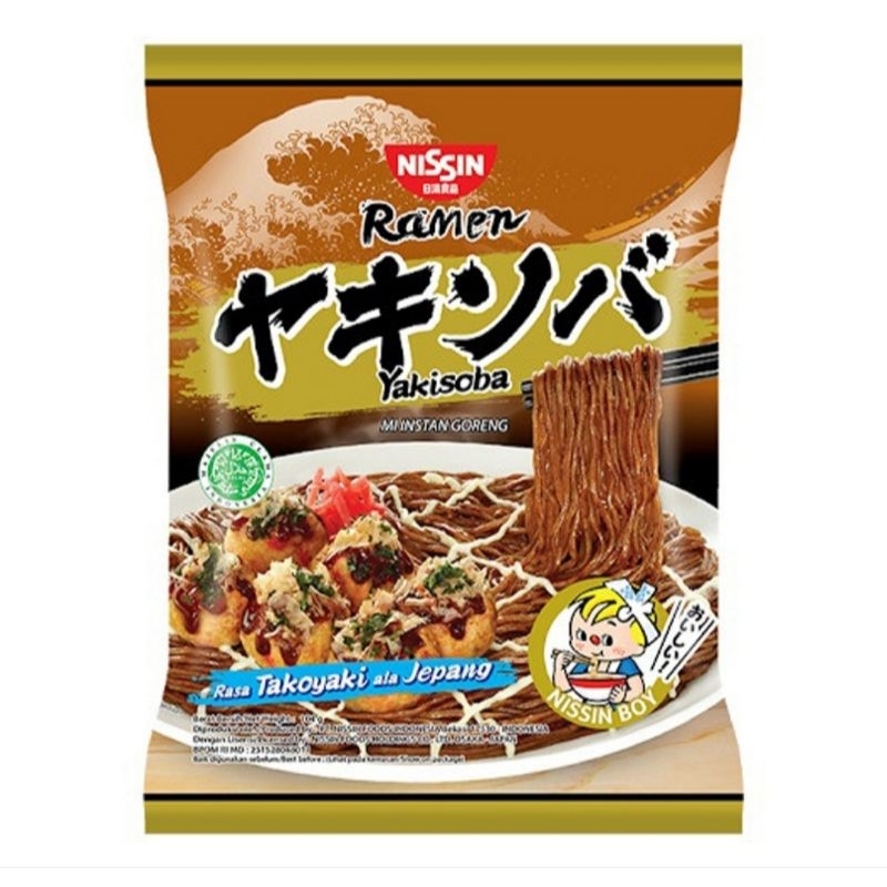 

Nissin mikuya ramen mie instan goreng rasa takoyaki 104g