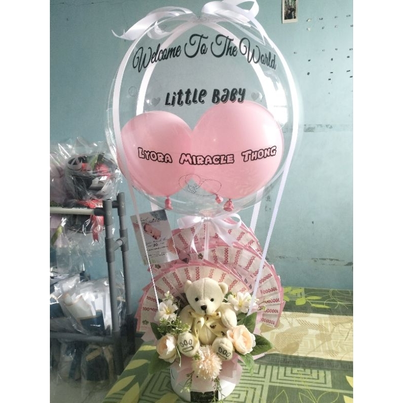 bloom box / buket balon uang