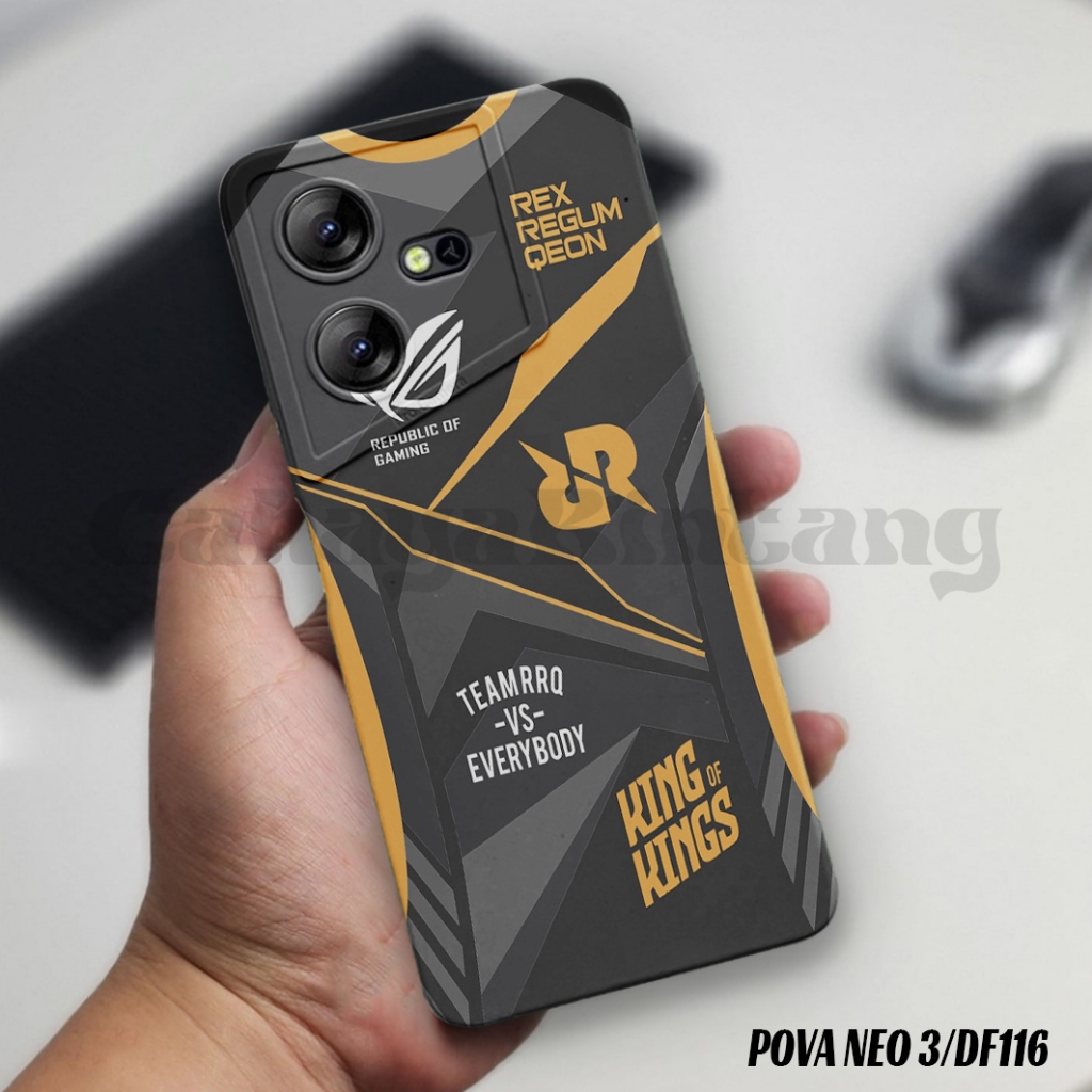 CAHAYABINTANG - CASING HP UNTUK POVA NEO 3 GAMBAR GAME BOY  SOFTCASE PELINDUNG HANDPHONE