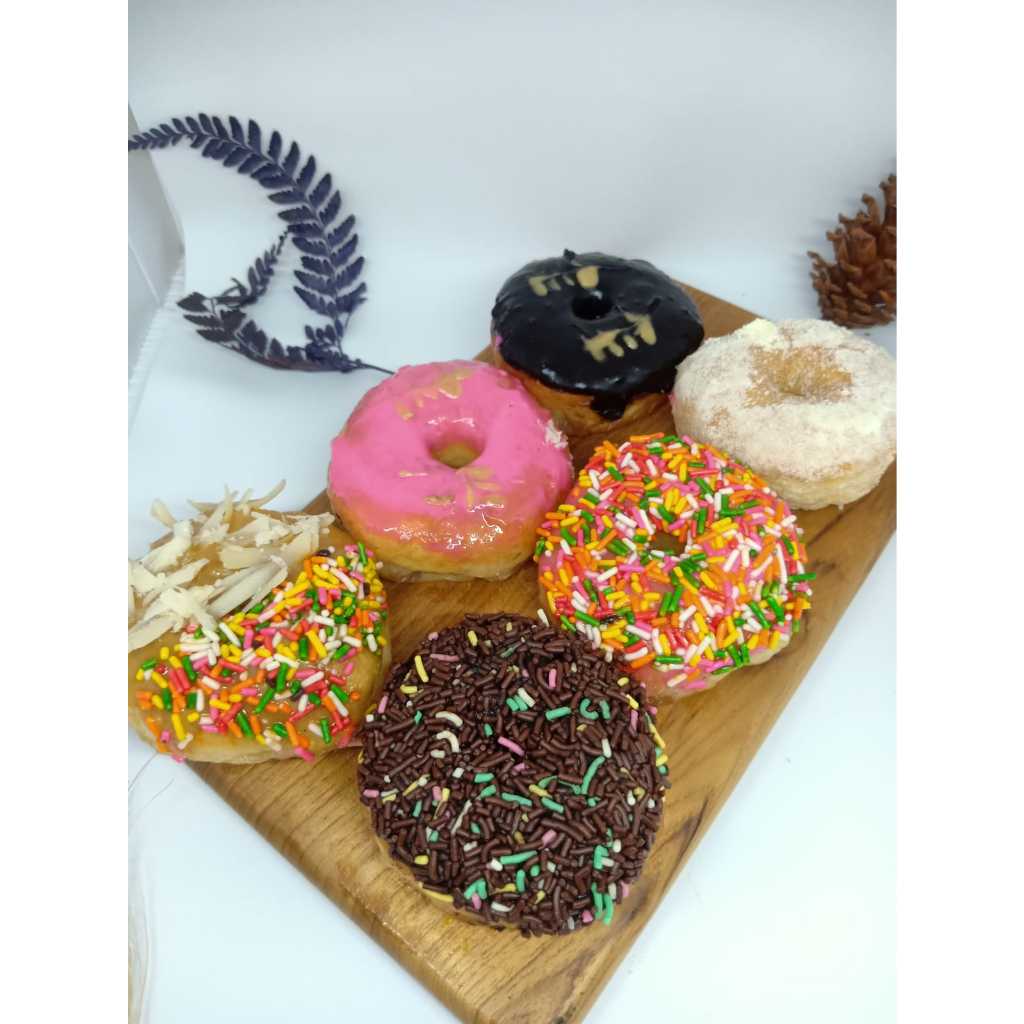 

Donat Glaze warna-warni