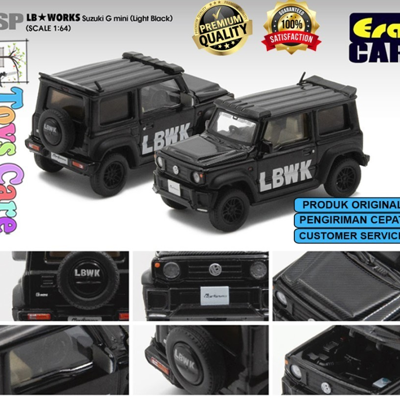 ERA CAR LB WORKS SUZUKI G MINI LIGHT BLACK - JIMNY JEEP LBWK LIBERTY WALK JEEP OFF ROAD