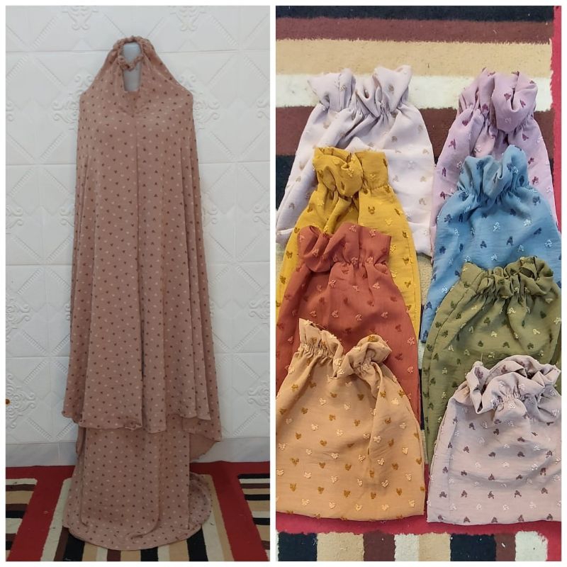 Mukenah crinkle uragiri