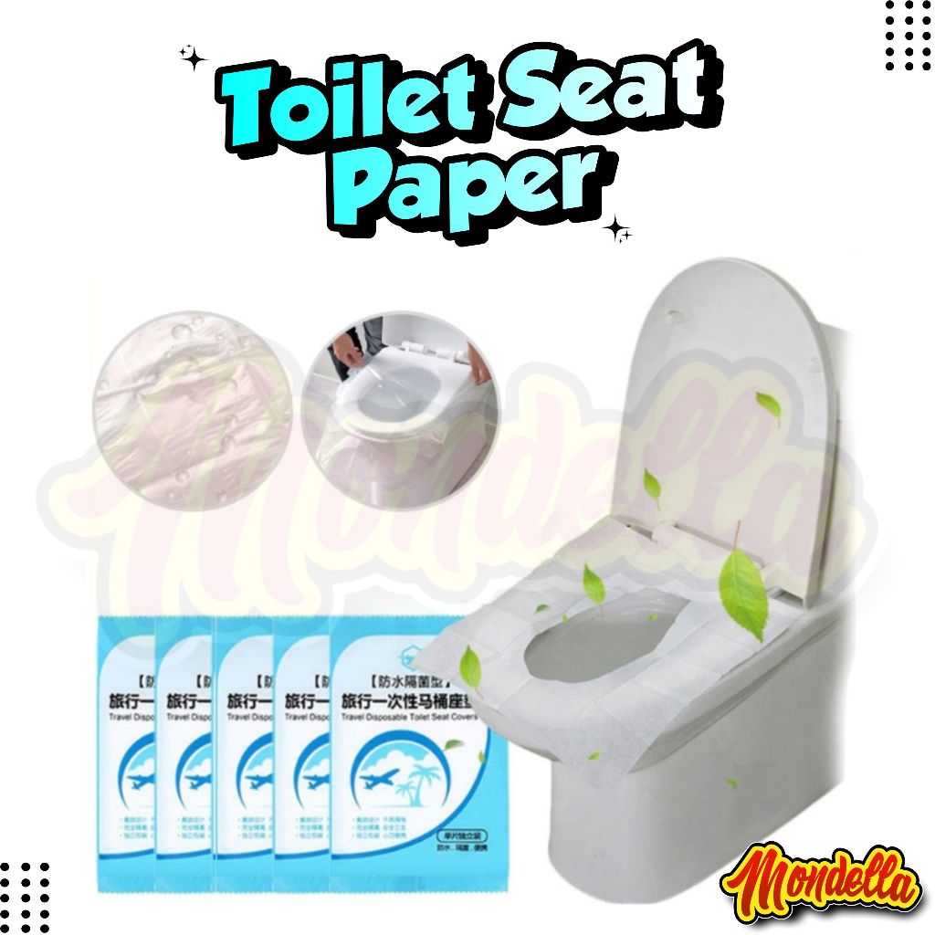 Alas Duduk WC Toilet Seat Paper Kertas Plastik Tisu Kloset Duduk Tissue Portable Paper Closet MONDEL