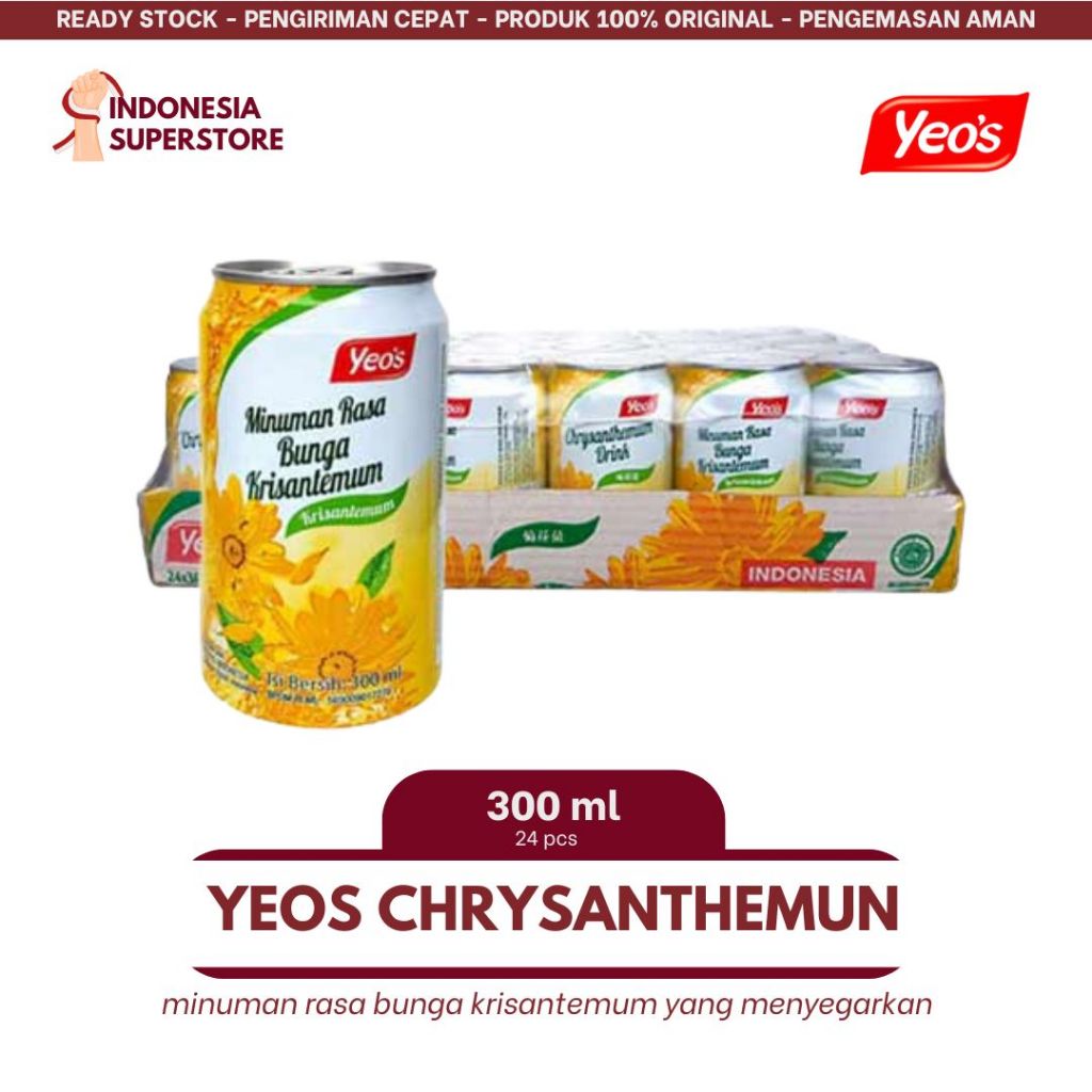 

Yeos Chrysanthemum | Minuman Teh Yeos Bunga Matahari 300 ml