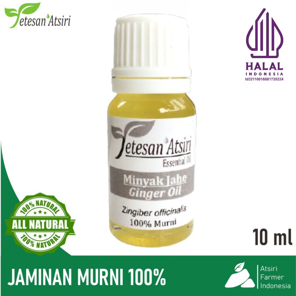 10ml minyak atsiri jahe murni 100% ginger pure essential oil 100% aromatherapy aromaterapi diffuser