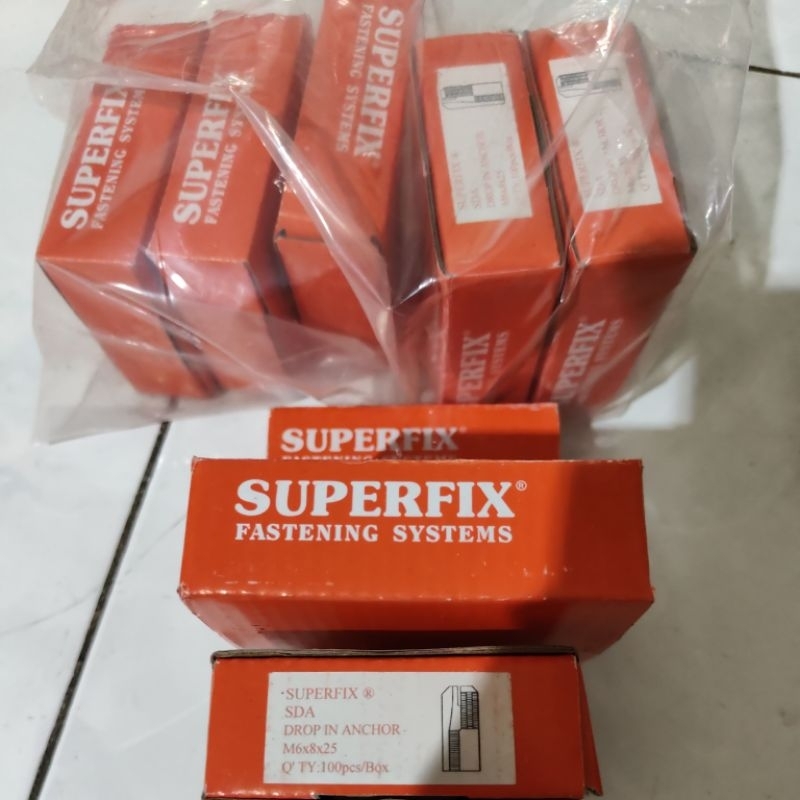 dynaset m6 x 8 x 25 asli merek superfix Kualitas Bagus / dinaset M6 superfix/ dynaset superfix m6 / 