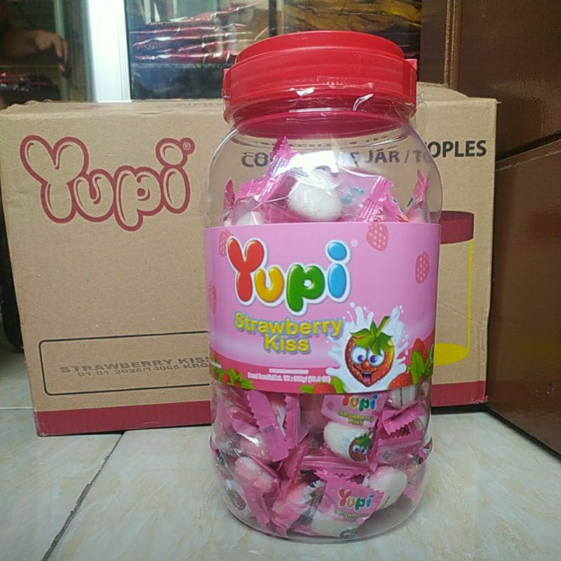 

Yupi toples 300gr, strawberry kiss exp2025