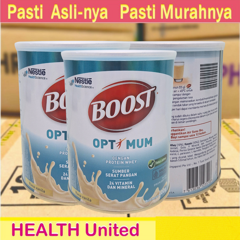 

Boost Optimum 400gr (Minuman Bergizi untuk kesehatan Optimal)