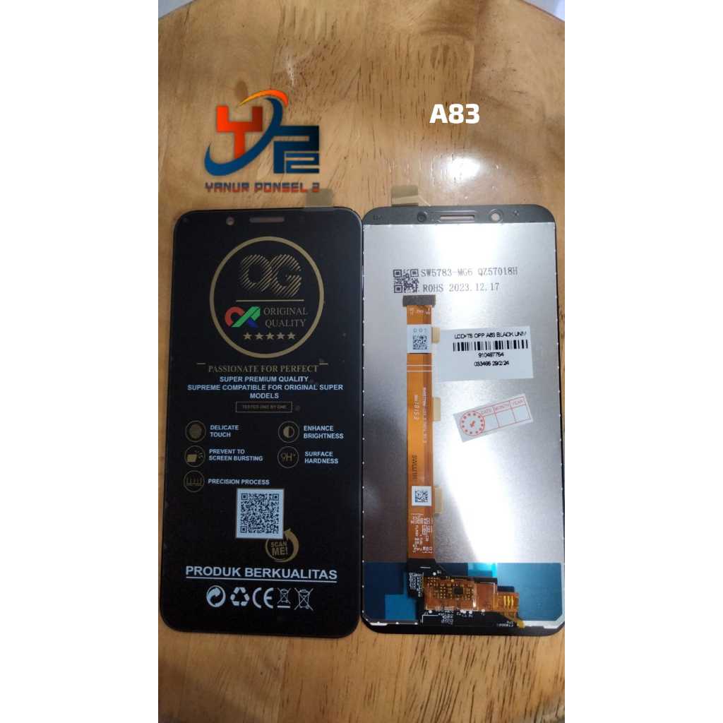 LCD FULLSET OPPO A83 WHITE BLACK