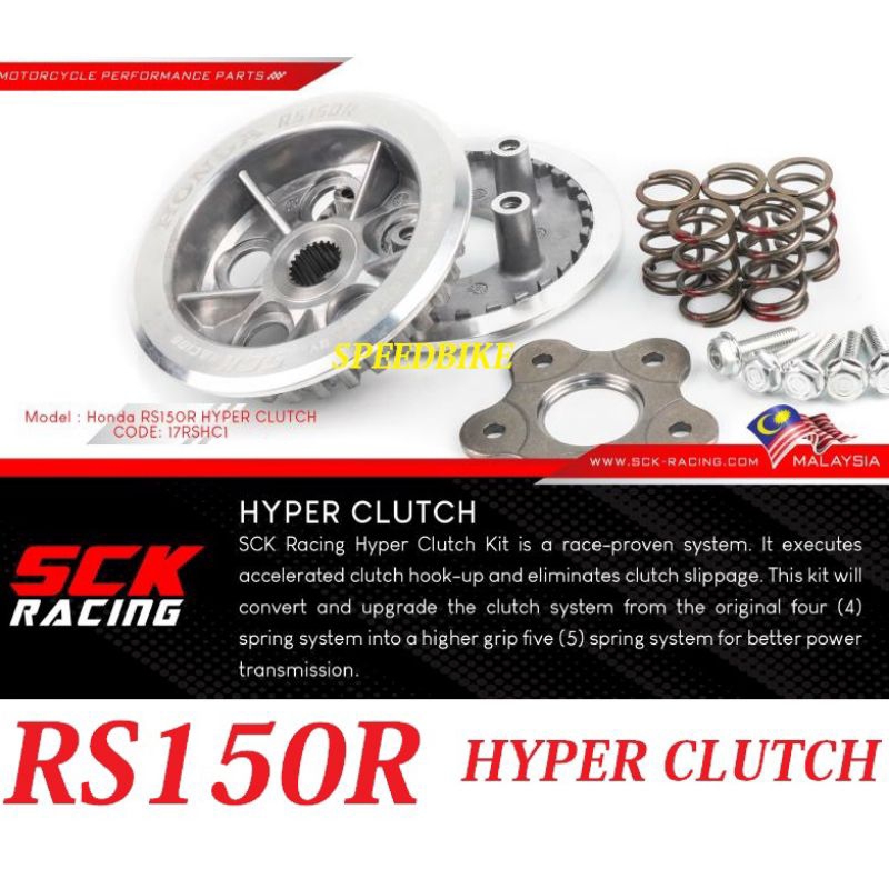 ORIGINAL SCK RACING HYPER CLUTCH SPEC RACING SONIC 150
