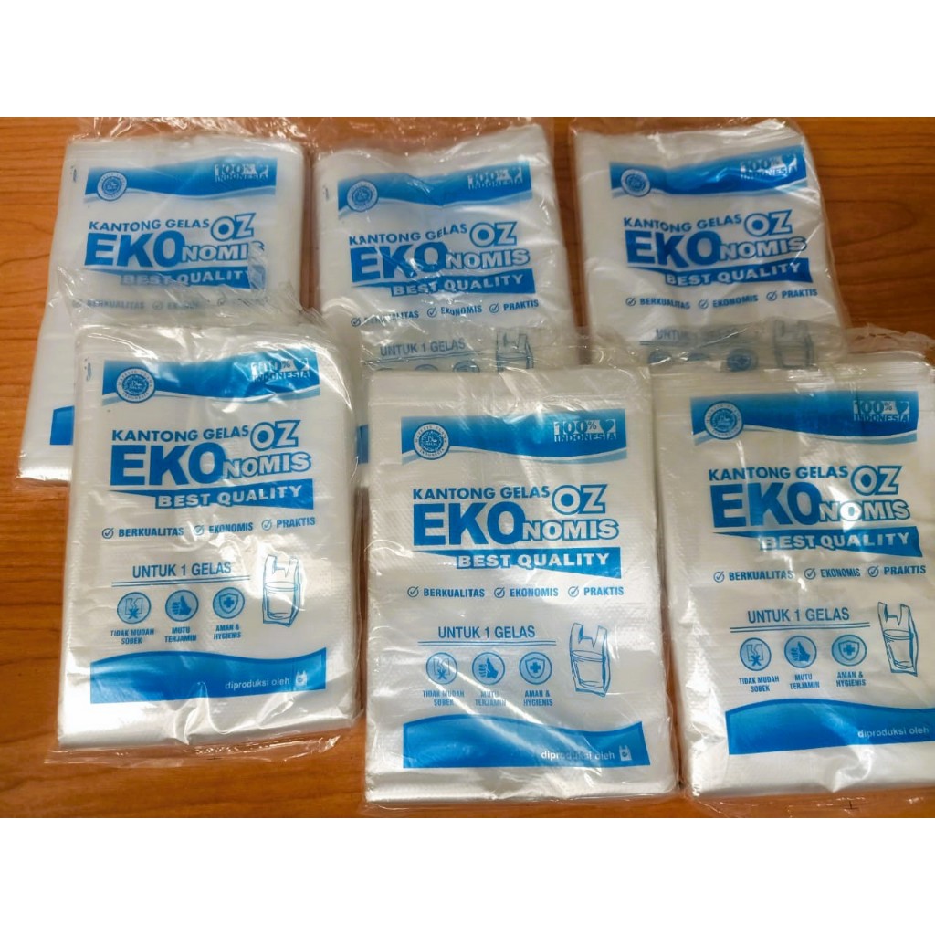 HD Kantong 1 Cup & 2 Cup Bening  / Kantong Plastik Juice Gelas Pop Ice Teh Poci