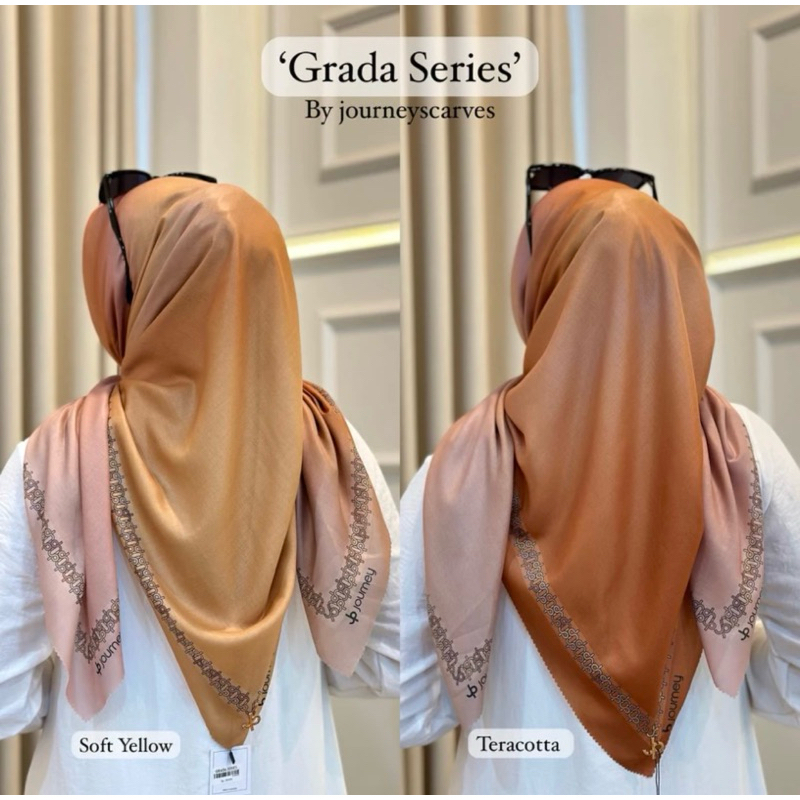 Hijab JP Journey Motif Gradasi Voal Premium