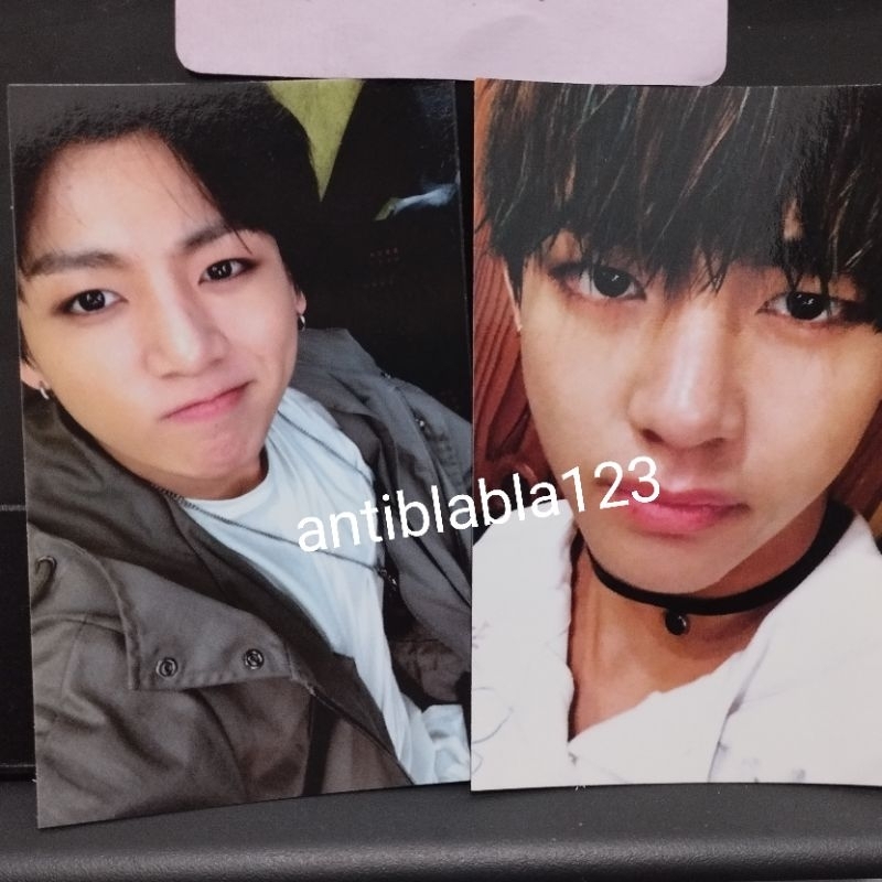 Photocard pc official hyyh pt 2 taehyung jungkook taekook bts bangtan