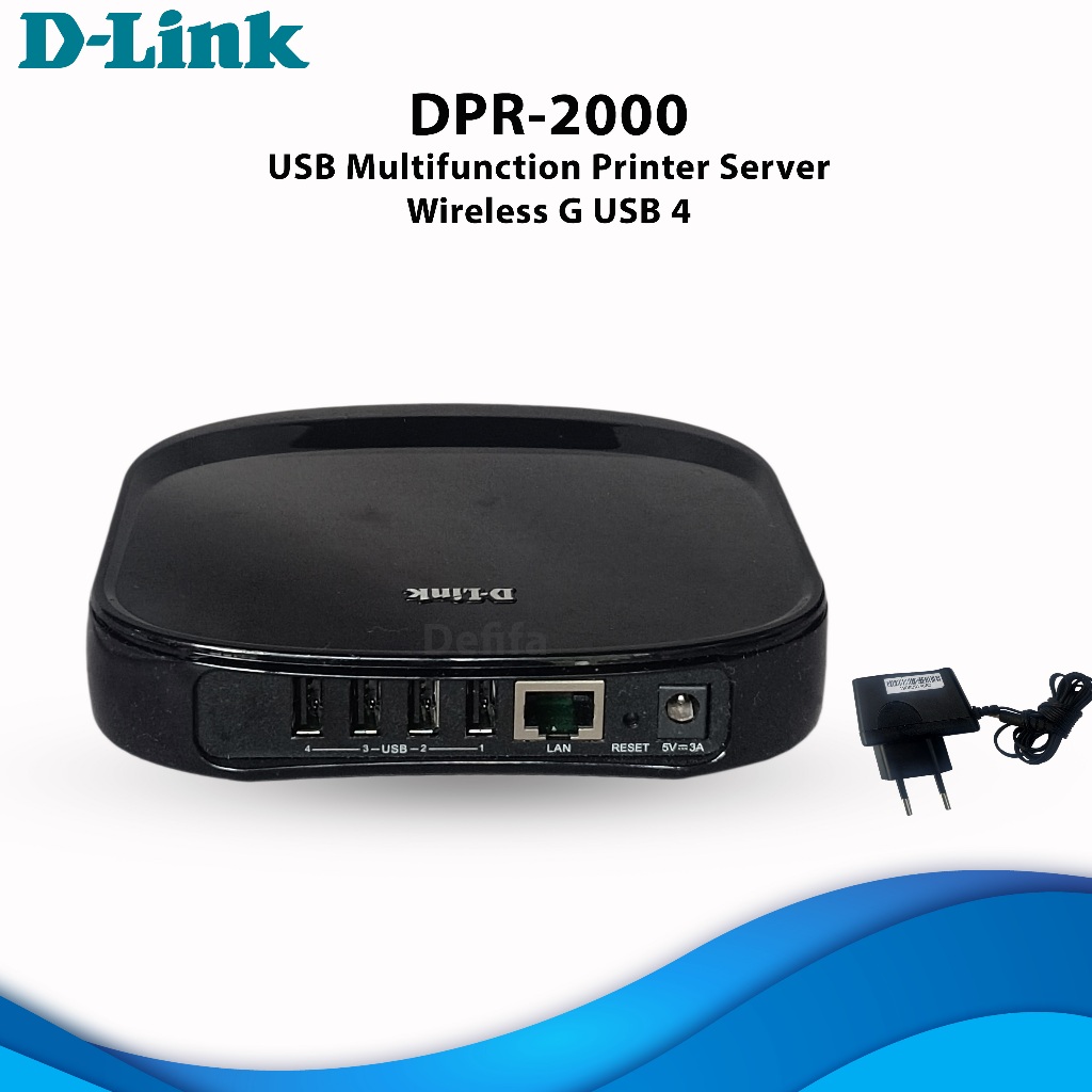D-Link DPR-2000 Wireless G USB 4-Port Multifunctional Print Server