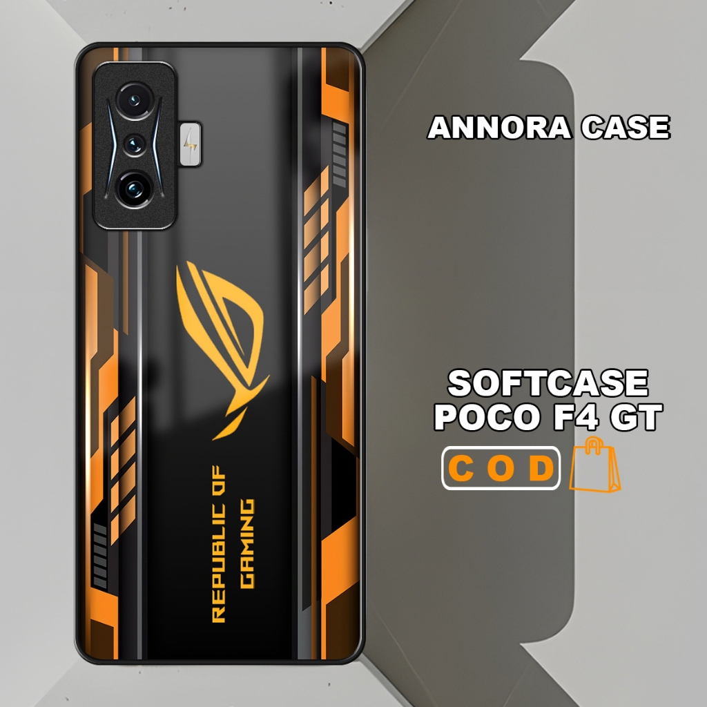 Softcase Gamer Case Pelindung hp Poco F4 / F4 GT Poco M5 Poco M4 Pro Poco C40  Poco M3 Pro 5G Poco X