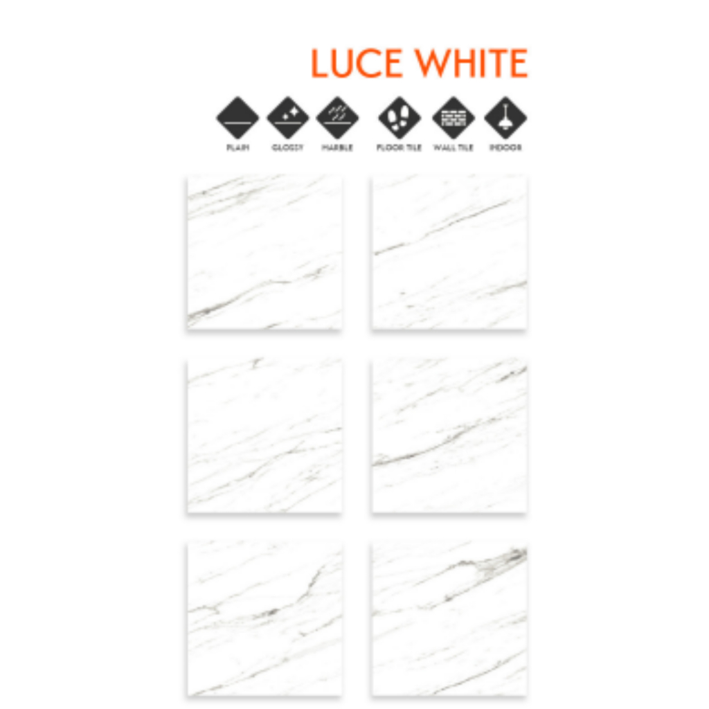 GRANIT VELLINO UKURAN 60X60 UNTUIK LANTAI DAN DINDING LUCE WHITE