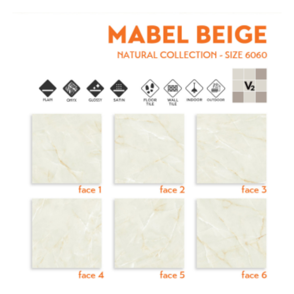 GRANIT VELLINO UKURAN 60X60 UNTUIK LANTAI DAN DINDING MABLE BEIGE