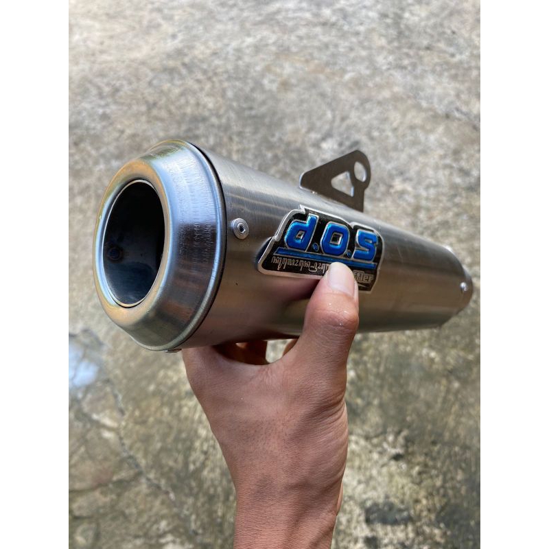 SLENSER DOS GP KLX SILINCER KNALPOT DOS MODEL GP 25 Cm. BUAT KLX FRER STICKER