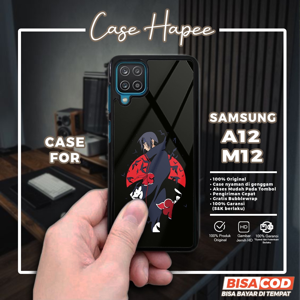 Case Samsung A12 M12 Casing Samsung A12 M12 [UCHA] Casehapee Case Glossy Case Aesthetic Custom Case 