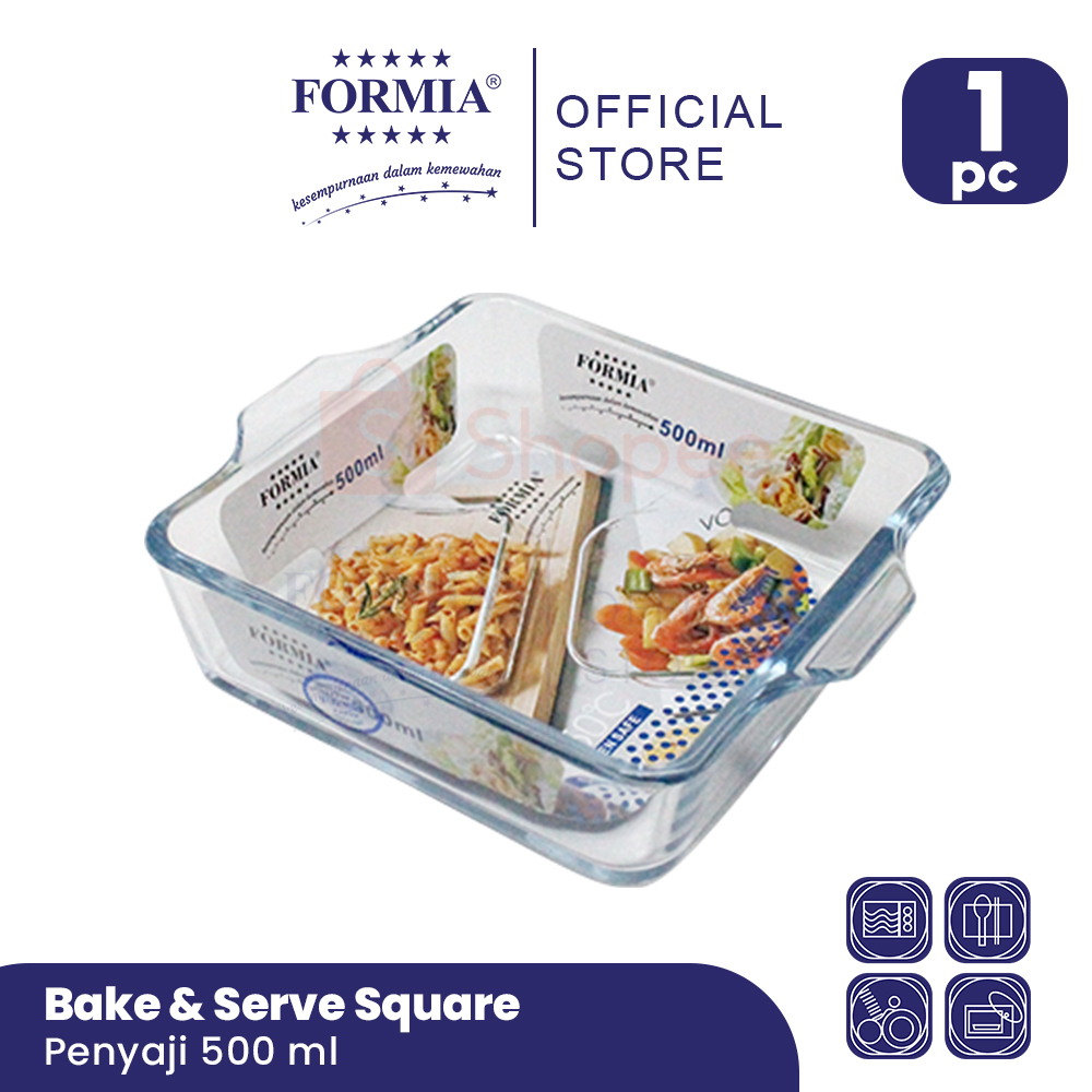 Formia Bake & Serve Square Dish 500 ml