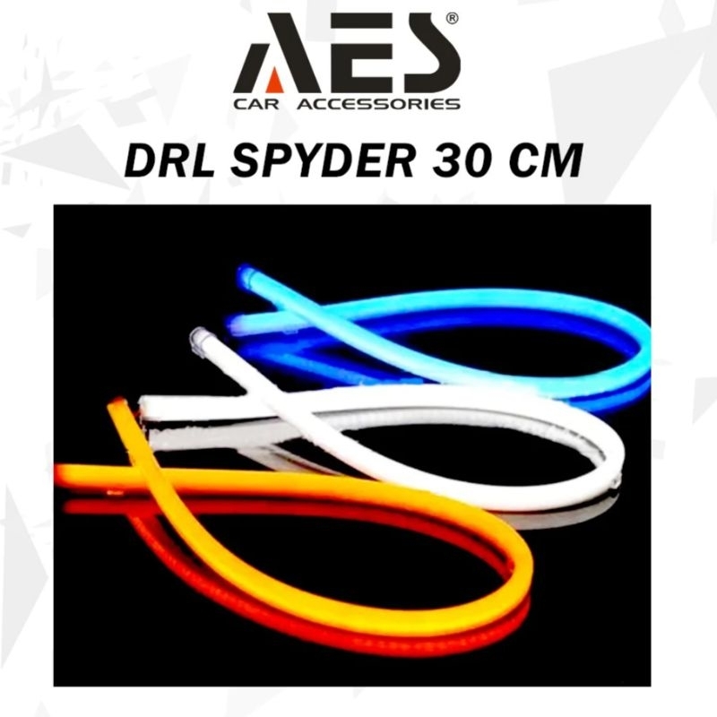 DRL ALIS SPYDER 30CM AES 2 MODE SENJA + SEIN RUNNING 12V