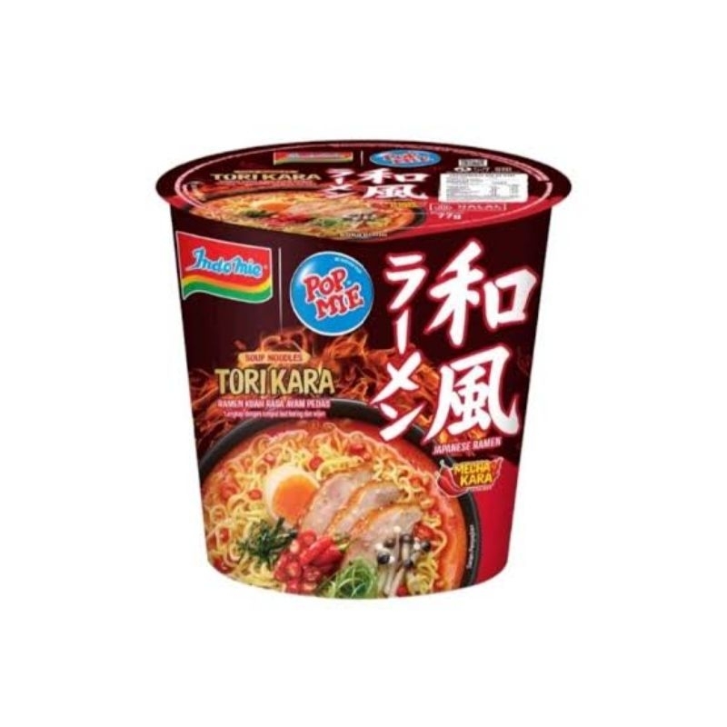 

Pop mie tori kara cup 70g