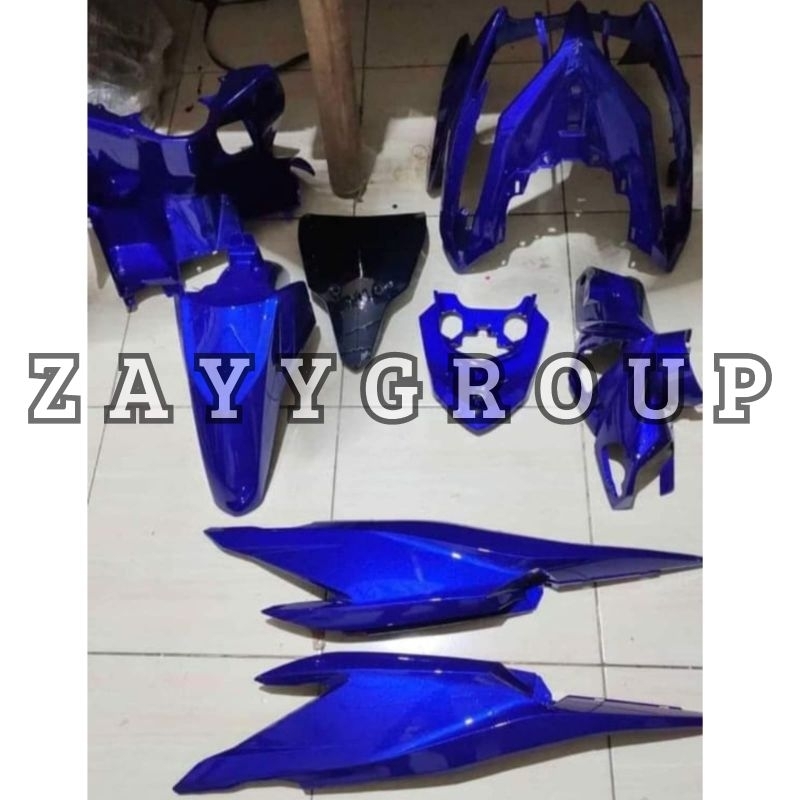 New Body Bagian Halus Warna Biru Candy Motor Honda Vario Techno 125 Fi kzr Lama