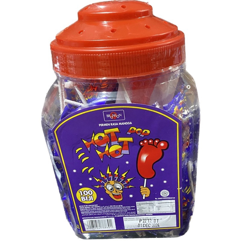 

PERMEN HOT HOT POP TOPLES/PERMEN KAKI