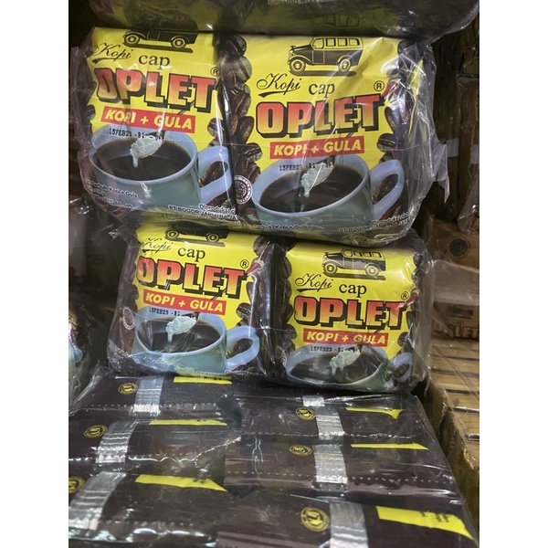 

Kopi cap oplet plus gula isi 20sachet