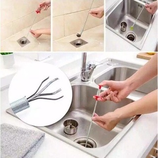 Kawat Pembersih Saluran Wastafel - Alat Capit Pembersih Pipa Mampet