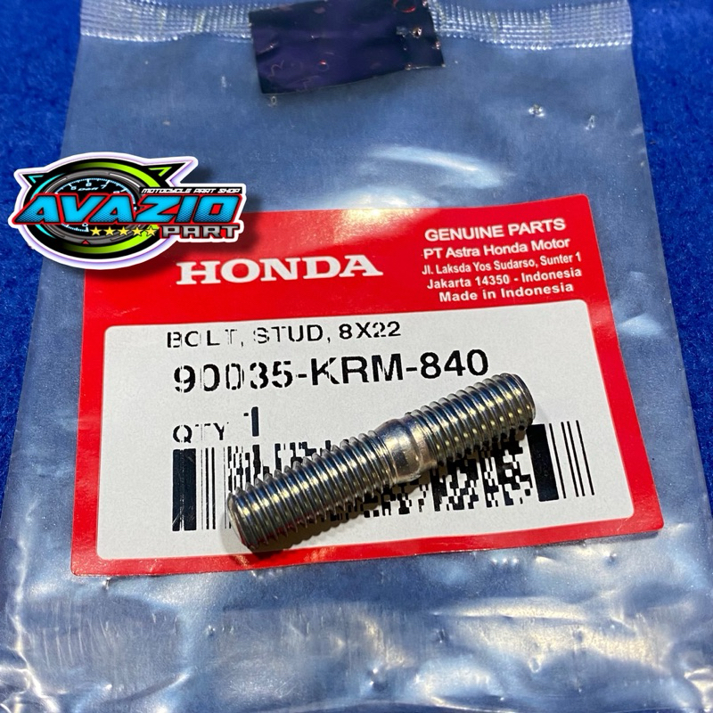 Baut tanam knalpot CRF 150 MEGAPRO MONO VERZA CB150 verza original
