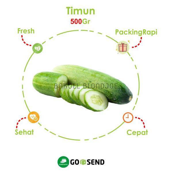 

TIMUN LOKAL 500GRAM / MENTIMUN / CUCUMBER / FRESH VEGETABLES / VEGETABLE / SAYUR SAYURAN SEGAR