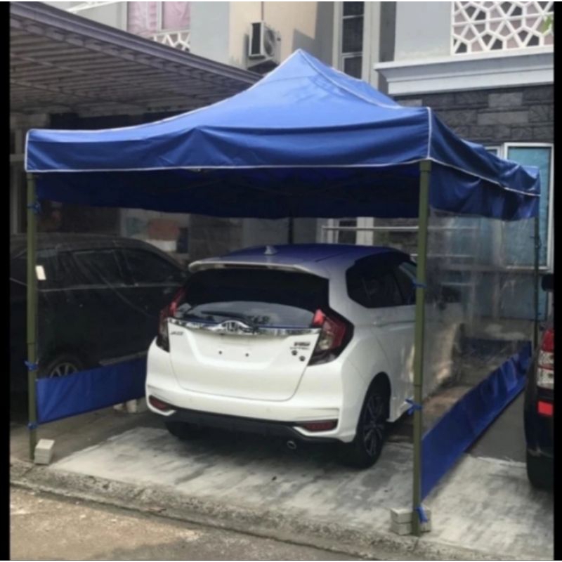 tenda lipat super premium uk 3x3 ket besi 1,4mm+ dinding 3 sisi