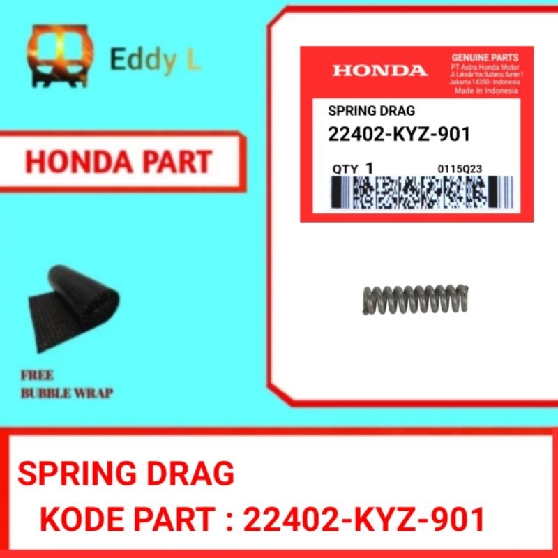 Spring Drag/Per Kampas Kopling SUPER CUB C125|SUPRA X 125 FI HELM IN|BLADE (22402-KYZ-901)-AHM
