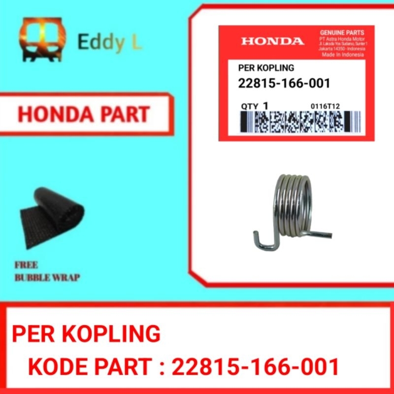 Spring Clutch Lever/Per As Stut Kopling SUPRA XX|WIN 100 (22815-166-001)-AHM