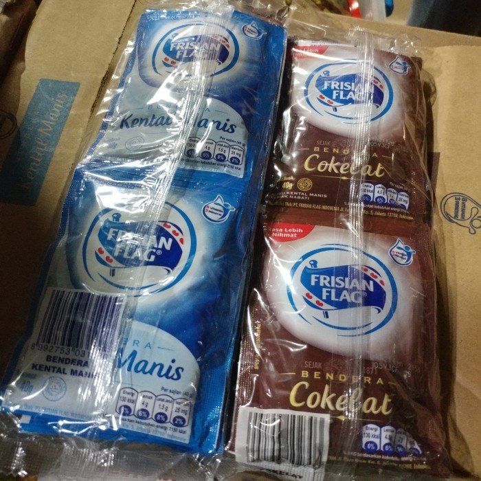 

susu bendera frisian flag per pack