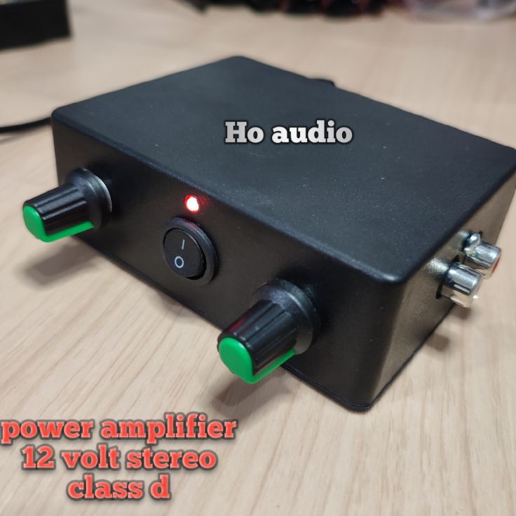 yc ampli mini 12v stereo 2 potensio amplifier mini 12 volt class d pam861  J