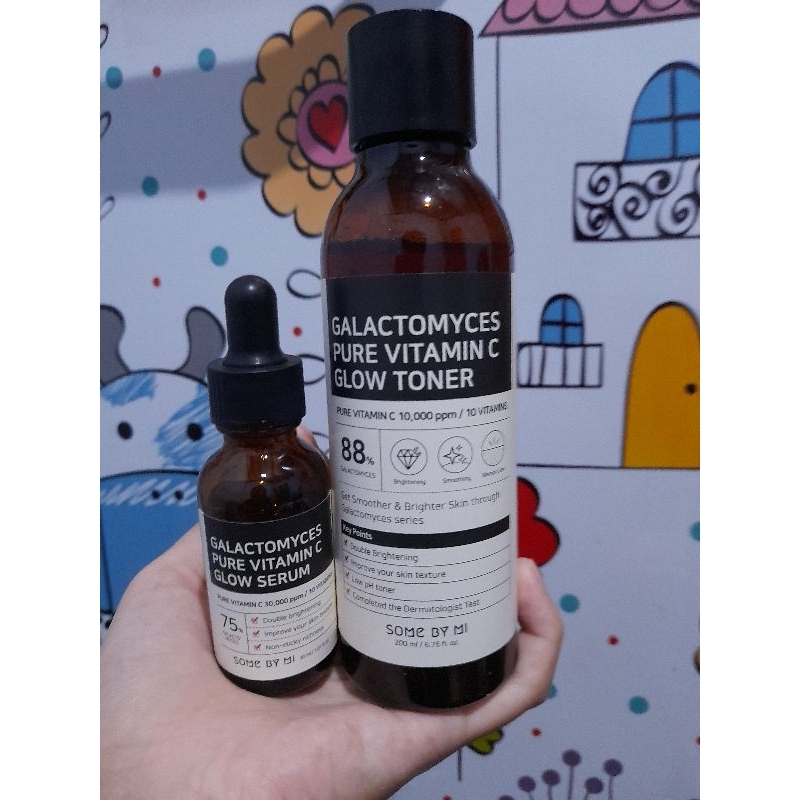 PRELOVED SOME BY MI Galactomyces Pure Vitamin C Toner + Serum 2 Step Set EXP DES 2025 Original