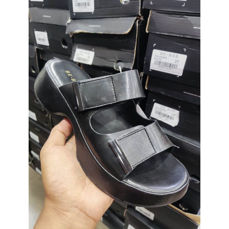 Be-bob ORIGINAL❗ Sandal Wedges Wanita. AVA-X24054