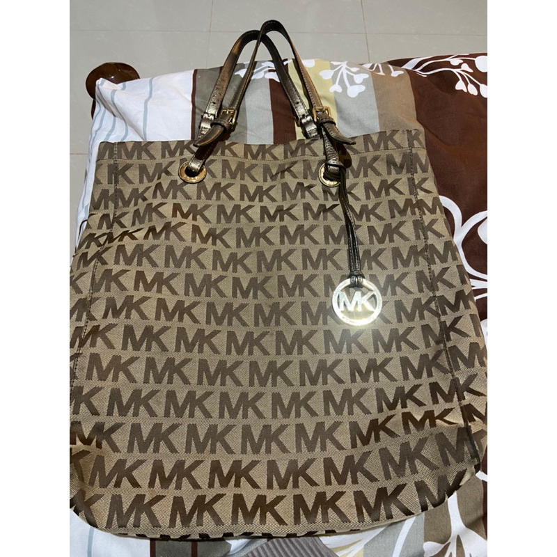 MK Tote Bag kanvas Signature