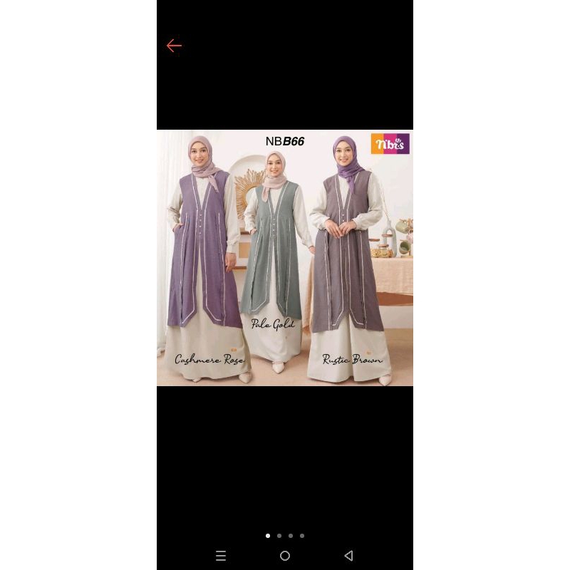 #NIBRAS#BUSANA MUSLIM#BAJU LEBARAN