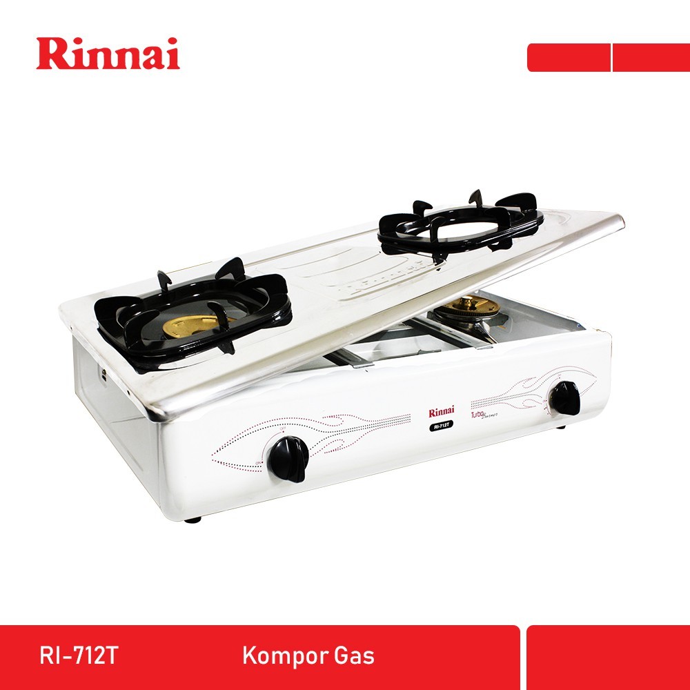 RINNAI Kompor Gas RI 712T - Kompor Gas 2 Tungku Rinnai RI 712 T