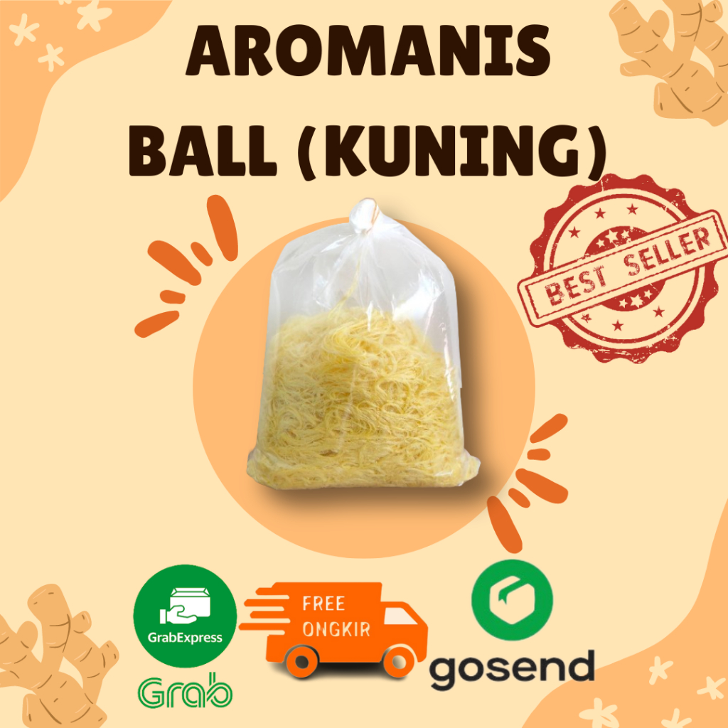 

Aromanis rambut nenek ball kuning 1kg