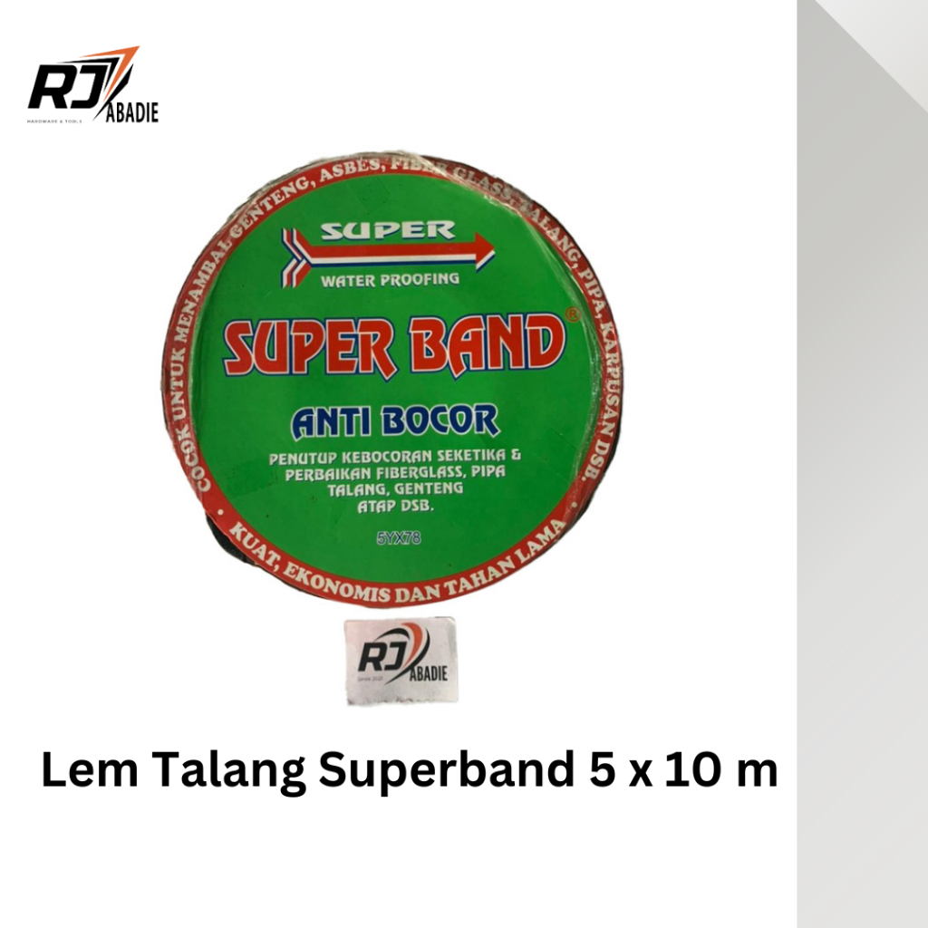 

Lem Talang Super Band Superband 5cm X 10 Meter [1Roll]