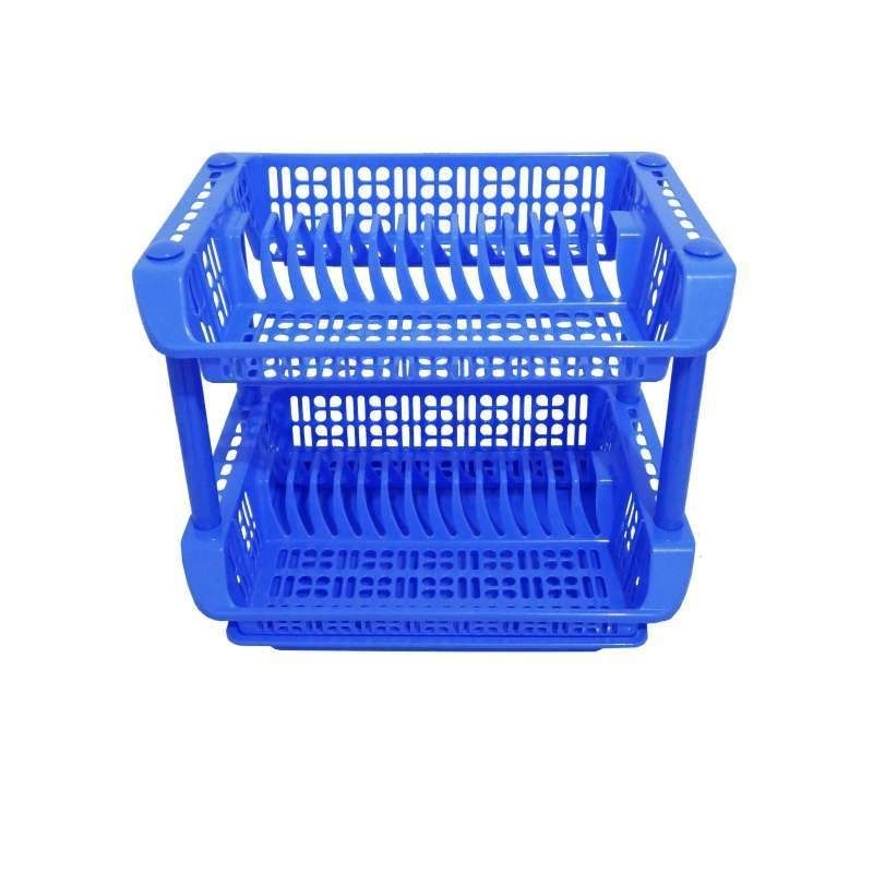 Rak piring Plastik susun 2 Shinpo/rak piring wastafel/rak plastik