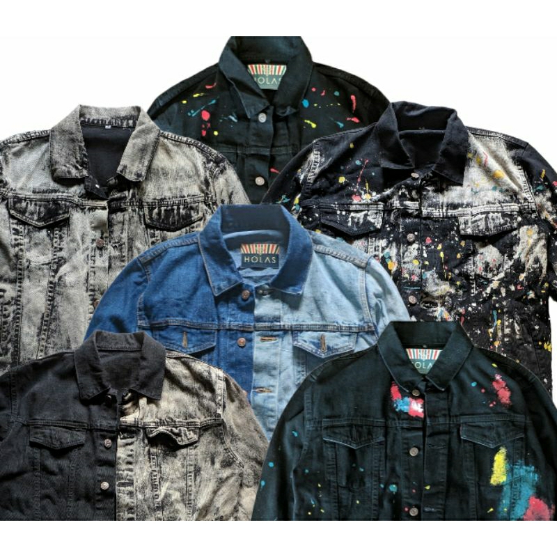 Jaket Jeans Big Size - Jaket Jeans Jumbo - 5L 6L